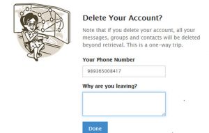 آموزش تصویری حذف اکانت تلگرام Delete Account Telegram